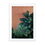 earthy blush meets green tropical jungle Wall Art - Drawdeck