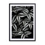 botanical cebra leafs Wall Art - Drawdeck