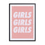 Girls Girls Wall Art - Drawdeck