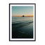 Sunsets Gateway - Pier into the Petrol Blue Wall Art - Drawdeck