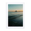 Sunsets Gateway - Pier into the Petrol Blue Wall Art - Drawdeck