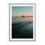 Sunsets Gateway - Pier into the Petrol Blue Wall Art - Drawdeck