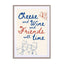 Wine Friends Wall Art - Drawdeck