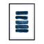 Watercolor strokes - Blue Wall Art - Drawdeck