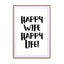 Happy wife Wall Art - Drawdeck
