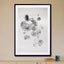 Aquarelle Bubbles - Black - Drawdeck