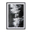 Black And White Water Cascade Wall Art - Drawdeck