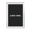 Motivational Quotes - You Can (black) - Drawdeck