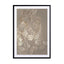 Cream Grey Confetti Plant Wall Art - Drawdeck