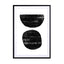 Abstraction Black And White 1 Wall Art - Drawdeck