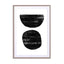 Abstraction Black And White 1 Wall Art - Drawdeck