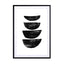 Abstraction Black And White 3 Wall Art - Drawdeck