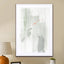 Abstract Painting In Light Gray - Drawdeck