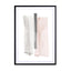 Brush Strokes 2 Pink And Grey Wall Art - Drawdeck