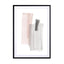 Brush Strokes 3 Pink And Grey Wall Art - Drawdeck