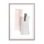 Brush Strokes 3 Pink And Grey Wall Art - Drawdeck