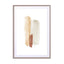 Brush Strokes 4 Earthy Tones Wall Art - Drawdeck