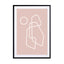 Line Drawing Old Rose Wall Art - Drawdeck
