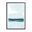 Watercolor Landscape 8 Teal Wall Art - Drawdeck