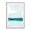 Watercolor Landscape 8 Teal Wall Art - Drawdeck