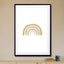 Watercolor Rainbow Vertical  Green And Orange - Drawdeck