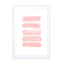 Watercolor Strokes Pink Wall Art - Drawdeck