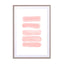 Watercolor Strokes Pink Wall Art - Drawdeck