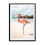 Pink Flamingo On Aruba Island Wall Art - Drawdeck