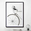 White Minimal Bicycle Love - Drawdeck