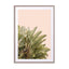Tropical Leaves On Pastel Wall Art - Drawdeck