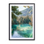 The Blue Lake In Switzerland Wall Art - Drawdeck
