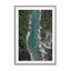 Blue Ice Water Trough Green Mountains Wall Art - Drawdeck