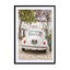 White Oldtimer In Cascais Wall Art - Drawdeck