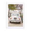 White Oldtimer In Cascais Wall Art - Drawdeck