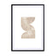Beige watercolor shapes 2 Wall Art - Drawdeck