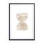 Beige watercolor shapes 8 Wall Art - Drawdeck