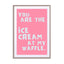 Ice Cream at My Waffle Wall Art - Drawdeck