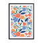 Bold Floral All Over Pattern Wall Art - Drawdeck