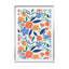 Bold Floral All Over Pattern Wall Art - Drawdeck