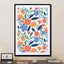 Bold Floral All Over Pattern - Drawdeck