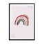 Smile Little One Rainbow Portrait Wall Art - Drawdeck