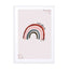 Smile Little One Rainbow Portrait Wall Art - Drawdeck