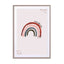 Smile Little One Rainbow Portrait Wall Art - Drawdeck