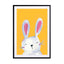 Woodland Bunny On Mustard Wall Art - Drawdeck