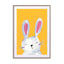 Woodland Bunny On Mustard Wall Art - Drawdeck