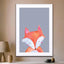 Woodland Fox On Grey - Drawdeck