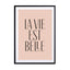 LA VIE EST BELLE Wall Art - Drawdeck