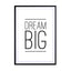Dream Big Wall Art - Drawdeck