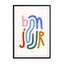 Bonjour Wall Art - Drawdeck