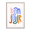 Bonjour Wall Art - Drawdeck